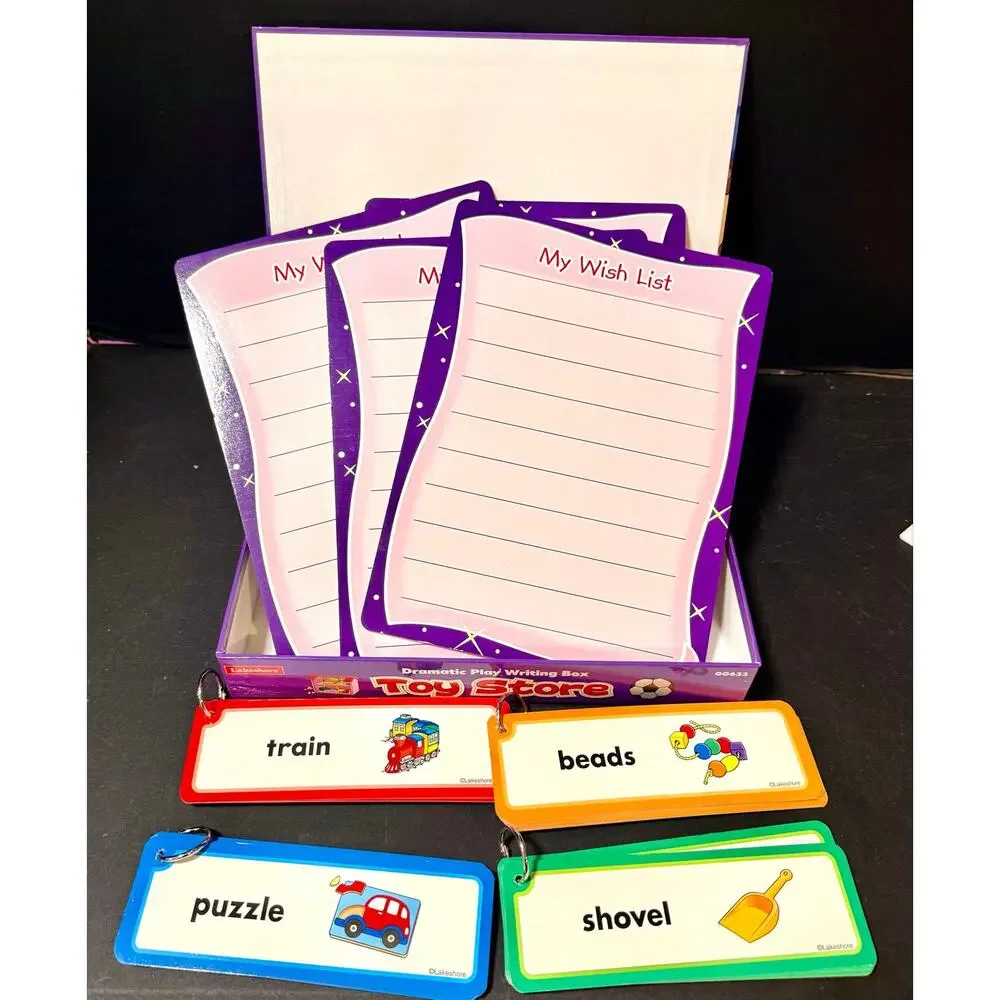 Lakeshore Learning Toy Store Dramatic Play Writing Box educational